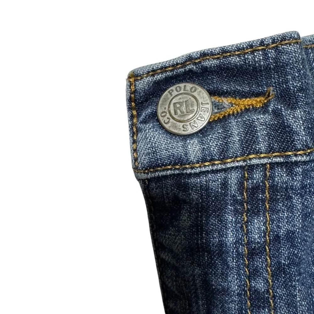 Ralph Lauren Polo Jeans (EUC) Vintage Denim Skirt, Size 12 - Picture 5 of 13